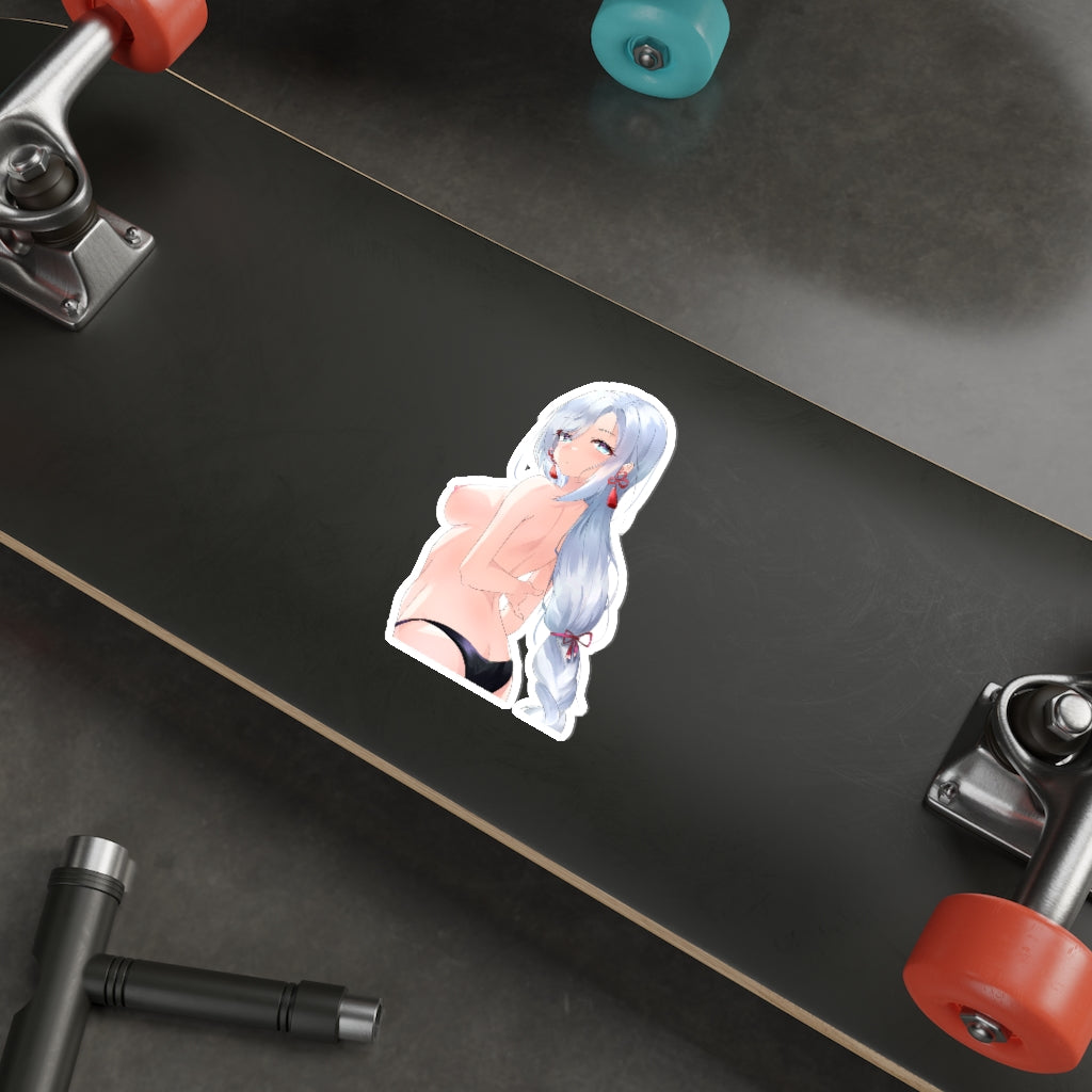 Topless Shenhe Genshin Impact Waterproof Sticker - Ecchi Vinyl Decal