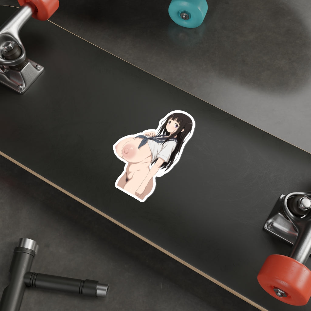 Huge Tits Chitanda Eru Seifuku Hyouka Hentai Waterproof Sticker - Ecchi Vinyl Decal