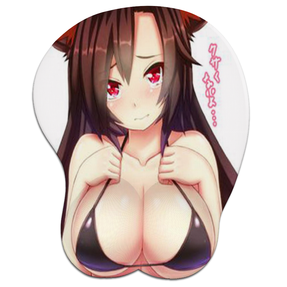 Anime 3D Boobs mousepad with Wrist Rest | Sexy Oppai Mouse pad for PC –  K-Minded