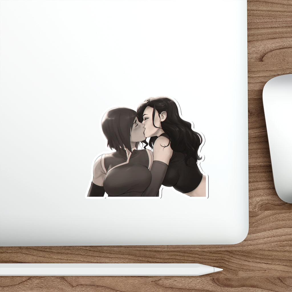 The Legend of Korra Waterproof Sticker - Korrasami Kiss Ecchi Vinyl An –  K-Minded