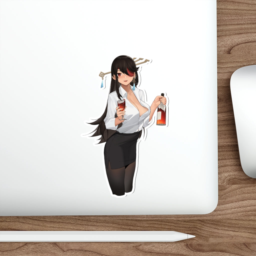 Genshin Impact Waterproof Sticker - Beidou Ecchi Vinyl Car Decal