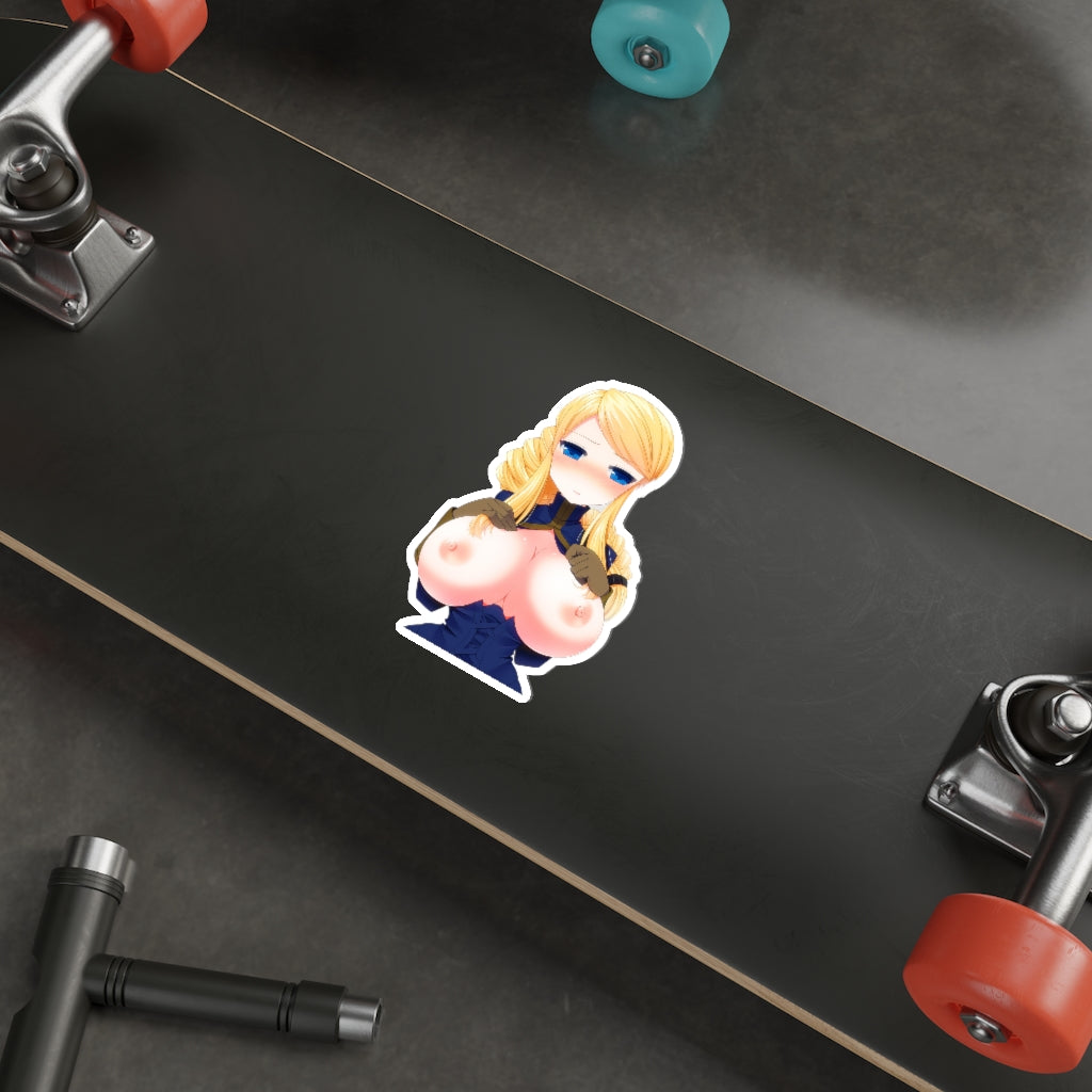 Final Fantasy Tactics Agrias Oaks Huge Boobs Waterproof Sticker - Ecchi Vinyl Decal