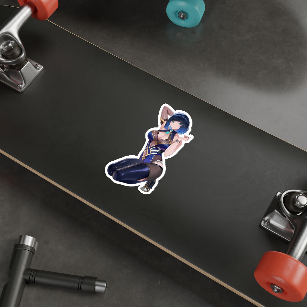 Hot Yelan Genshin Impact Waterproof Sticker - Ecchi Vinyl Decal