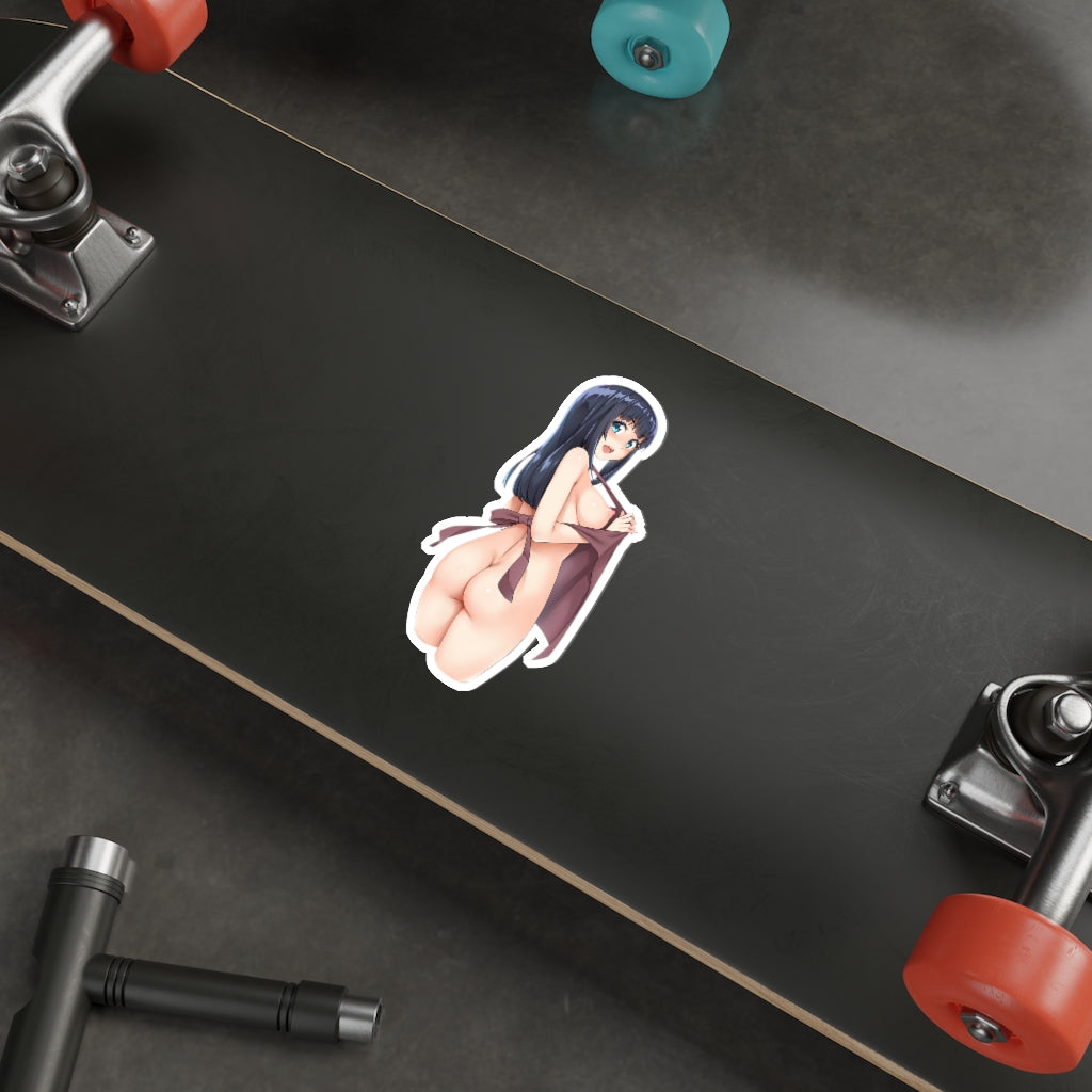 Nude Takasago Tomoe Sexy Apron Eromanga Sensei Waterproof Sticker - Ecchi Vinyl Decal