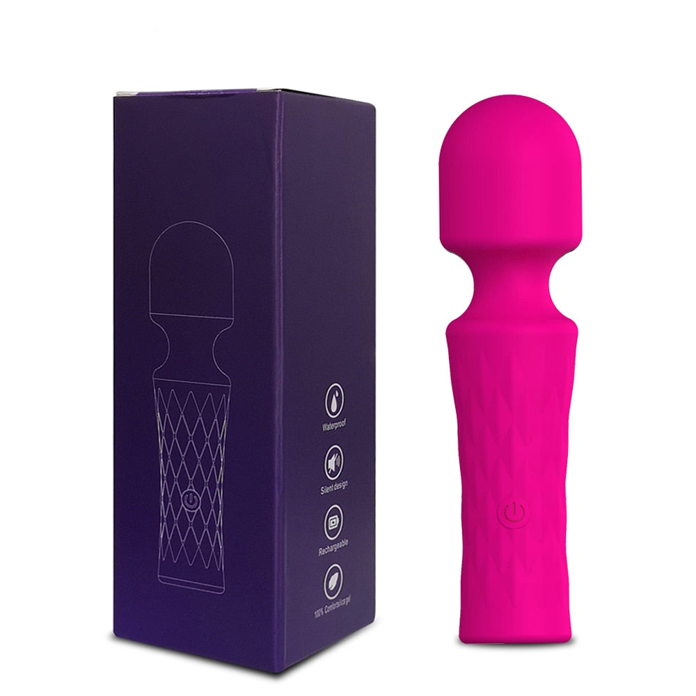 10 Modes Powerful Mini AV Vibrator Magic Wand For Women Clitoris Stimu K -Minded 10 Modes Powerful Mini AV Vibrator Magic Wand For Women Clitoris Stimu K -Minded