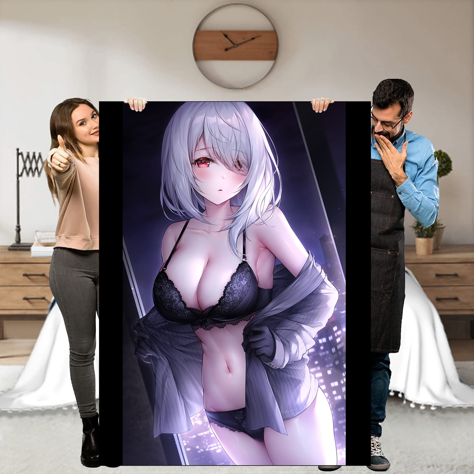 Hentai Anime Blanket H Anime Poster Blanket Sexy Nudity Women Poster F –  K-Minded