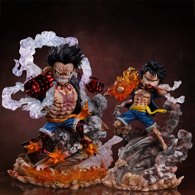 Anime One Piece Figure Gear 2 Gear 4 Fighting Luffy Action Figure G5 L –  K-Minded