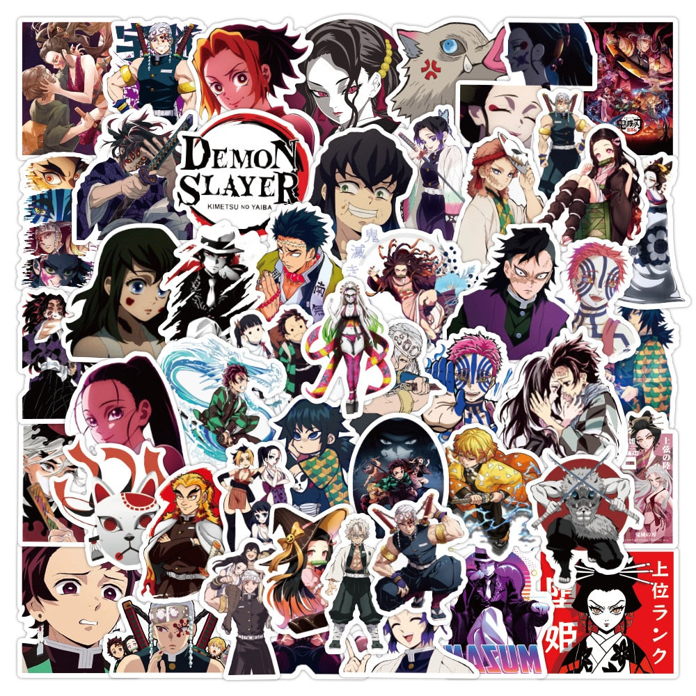 10/30/50PCS Anime Kimetsu no Yaiba: Yuukaku-hen Stickers Demon Slayer –  K-Minded