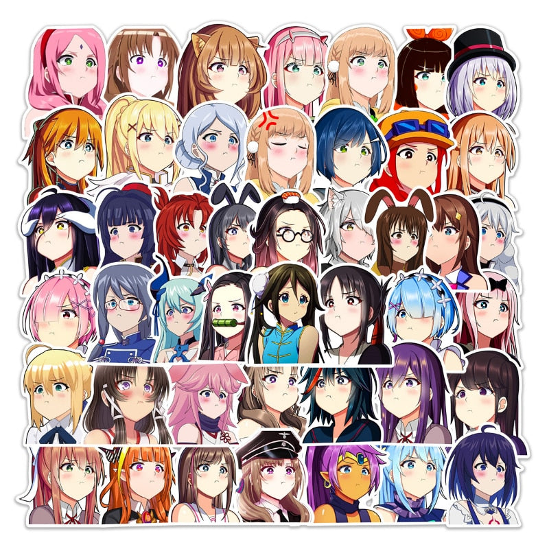 INFP anime characters Sticker for Sale by PomeranecShop