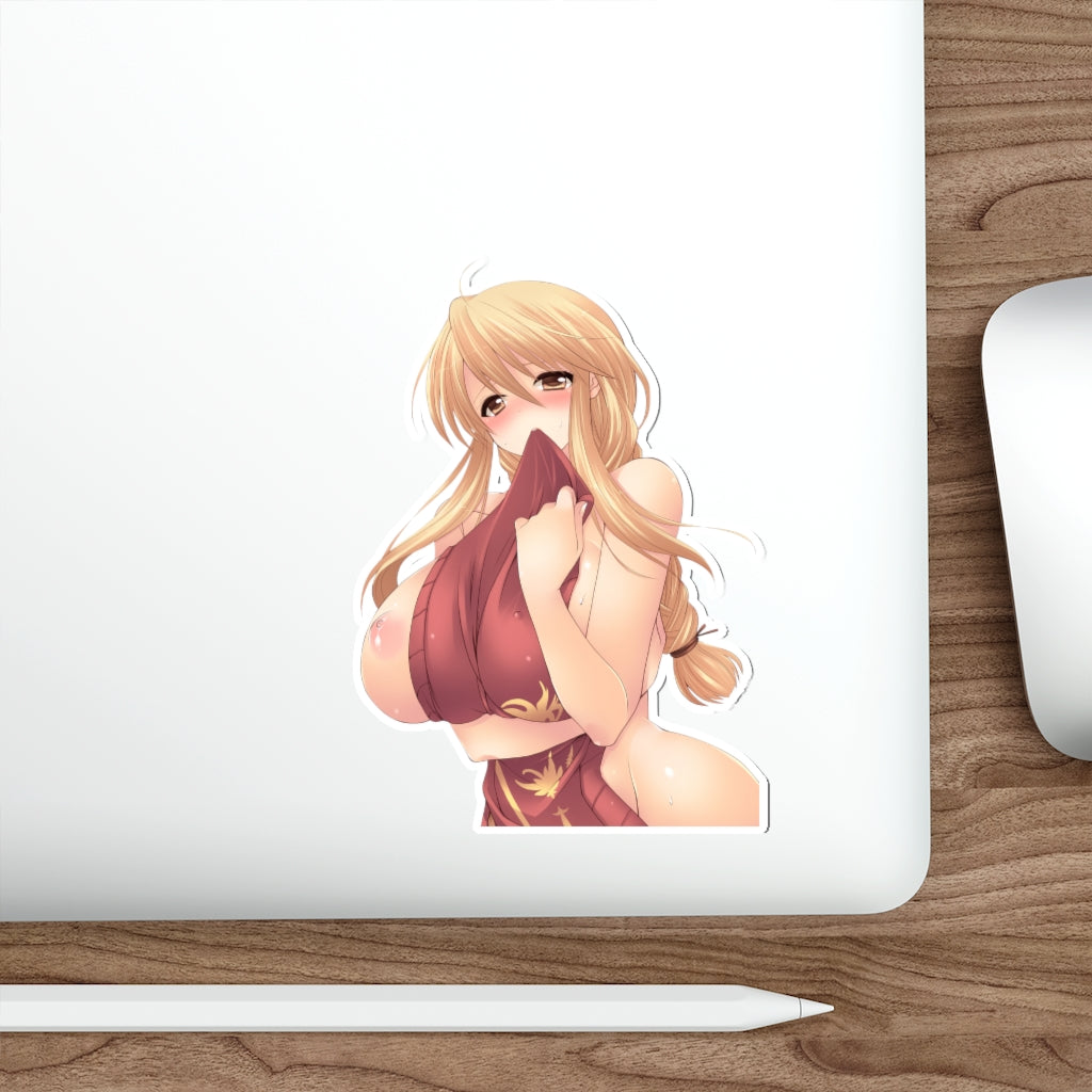 Final Fantasy Tactics Big Boobs Agrias Oaks Waterproof Sticker - Ecchi Vinyl Decal