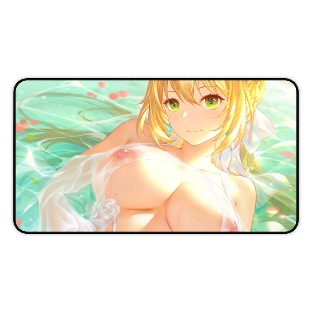 Fate Grand Order Ecchi Mousepad - Nude Tits Saber Large Desk Mat - Fat –  K-Minded