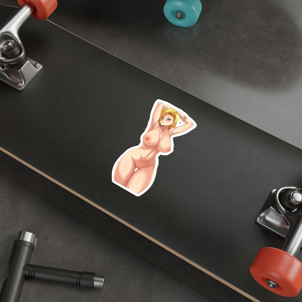 Hentai Dragon Ball Nude Android 18 Waterproof Sticker Decal