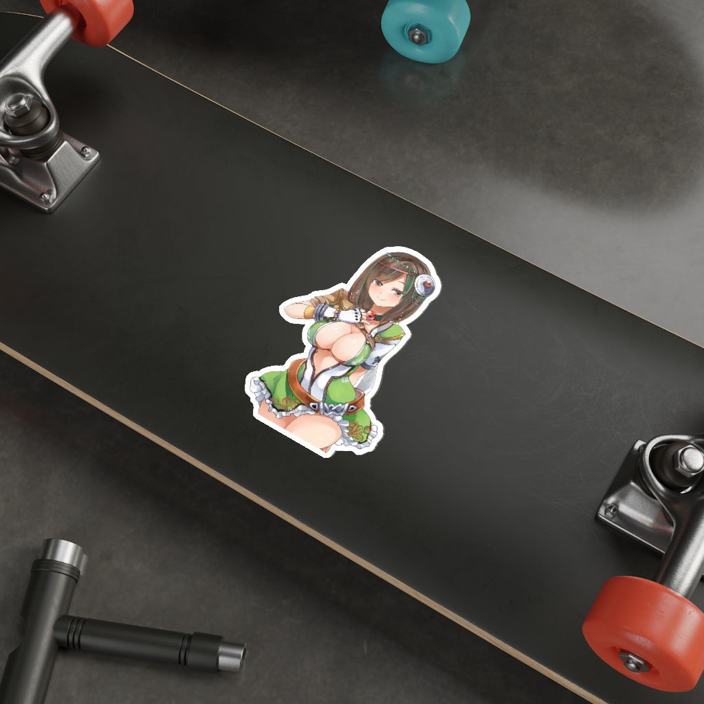 Bao Sanniang Big Boobs Dynasty Warriors Shin Sengoku Musou Waterproof Sticker - Ecchi Vinyl Decal