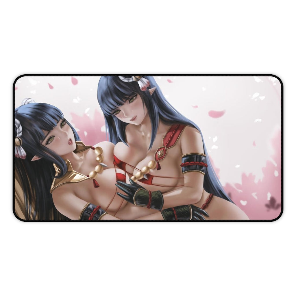 Monster Hunter Rise Ecchi Mousepad - Hinoa And Minoto Large Desk Mat - –  K-Minded