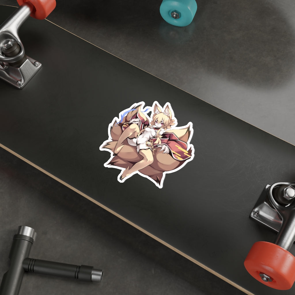 Sexy Nine Tails Kitsune Disgaea Ecchi Vinyl Decal Waterproof Sticker - Ecchi Vinyl Decal