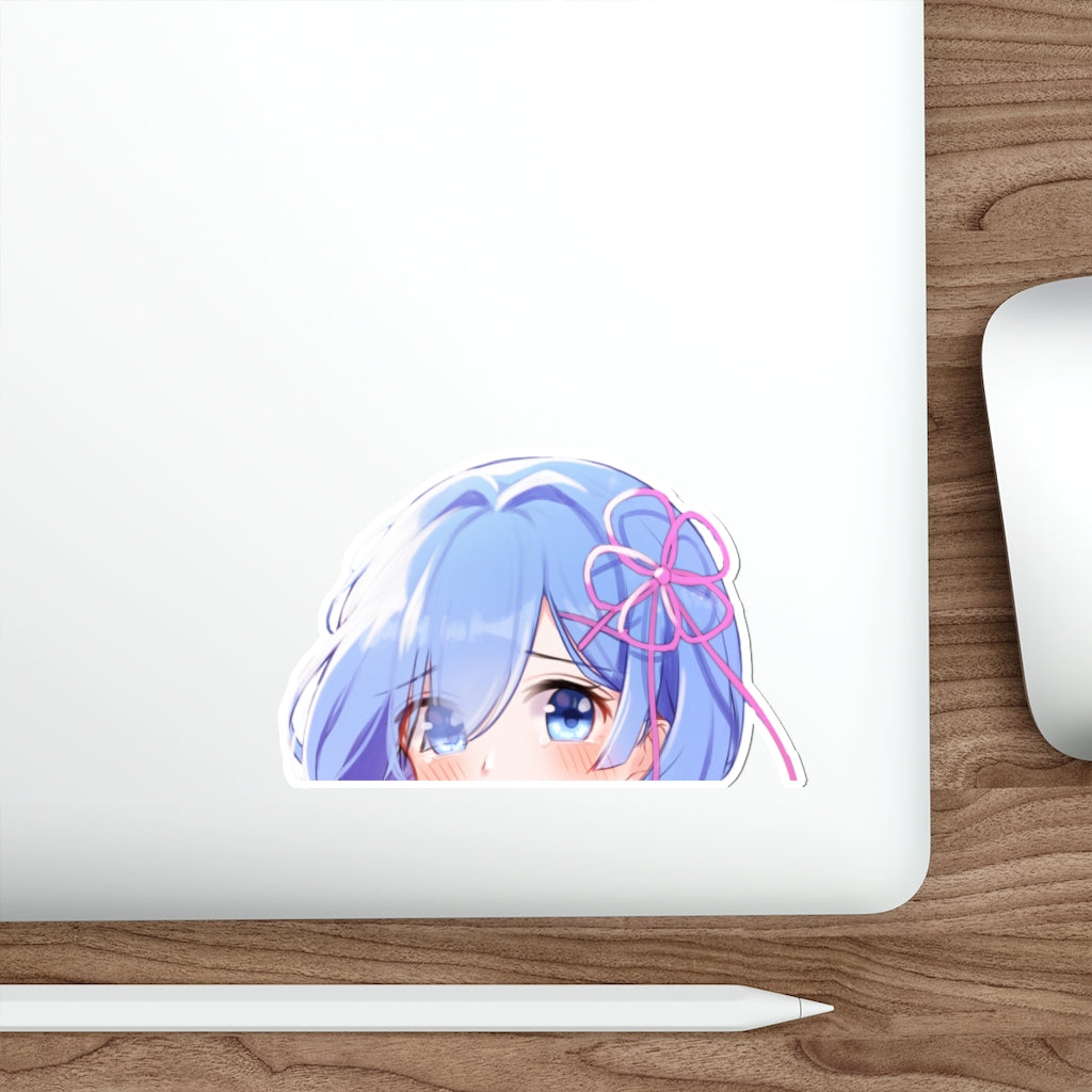 Rem Peeker- Anime Peeker Waterproof Sticker - Ecchi Vinyl Decal