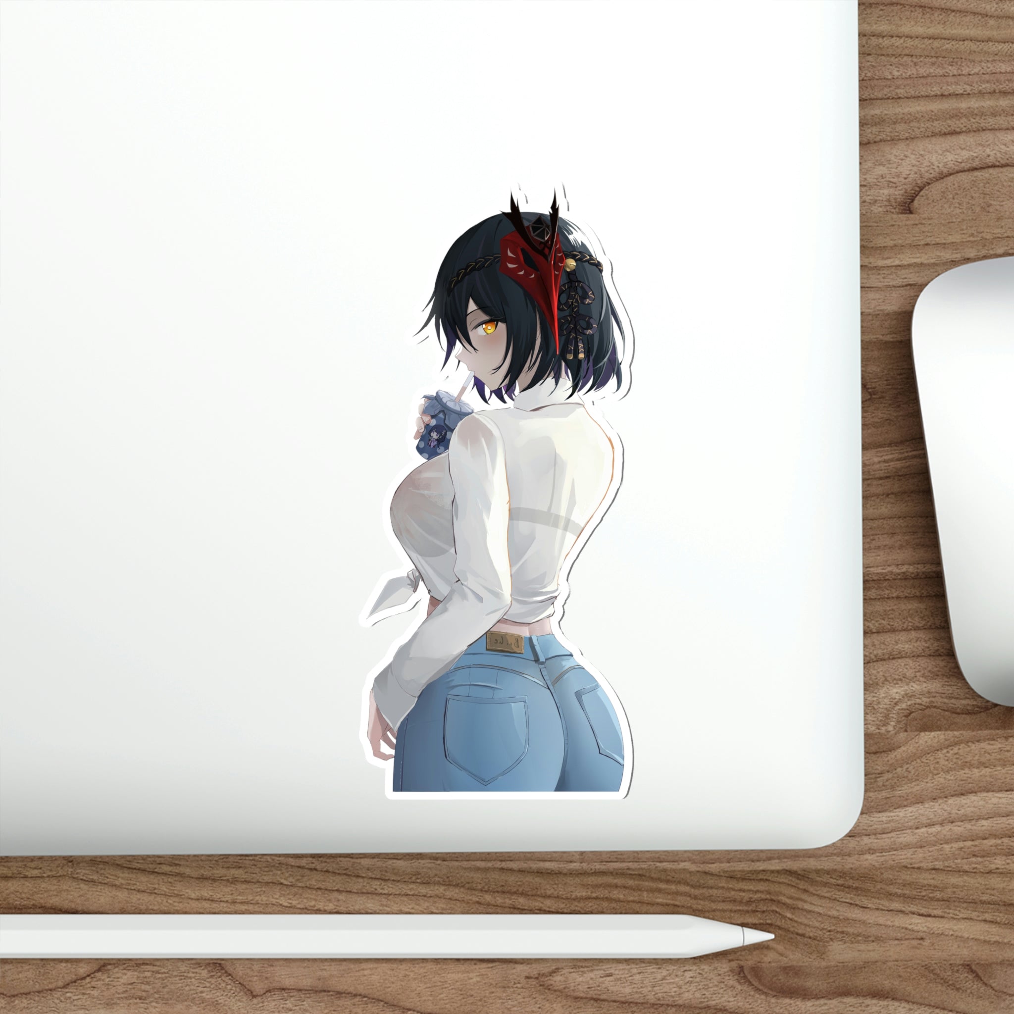 Genshin Impact Sexy Sara Kujou Waterproof Sticker - Weatherproof Vinyl –  K-Minded