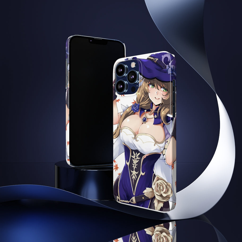 Genshin Impact Phone Case - iPhone 13 Case - iPhone 12 Case - Lisa Big Boobs