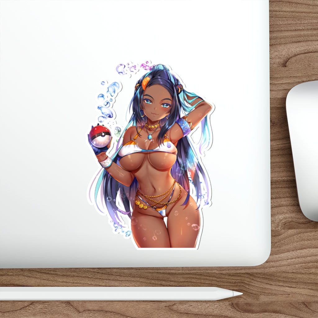 sexy bikini pokemon cards Sexy Bikini Nessa Pokemon Trainer Waterproof Sticker