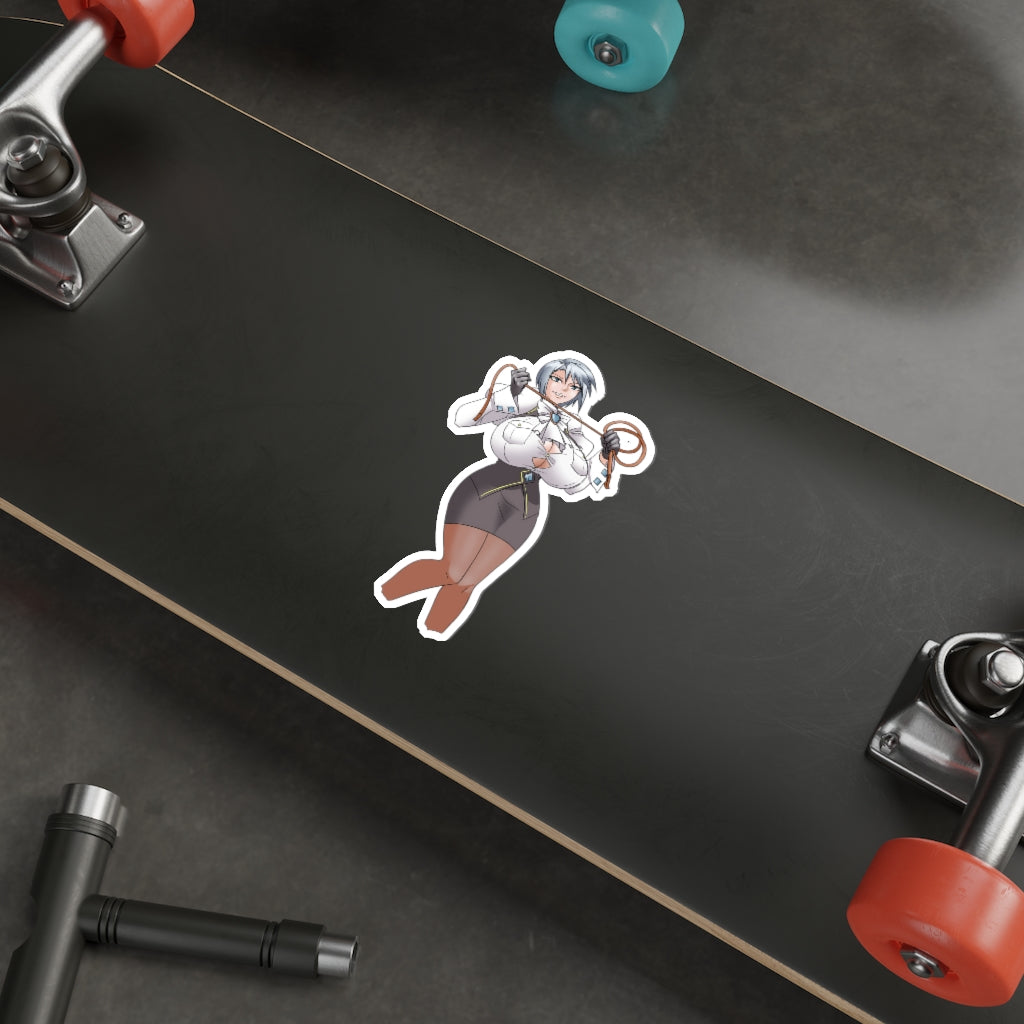 Ace Attorney Franziska von Karma Huge Tits Waterproof Sticker - Ecchi Vinyl Decal