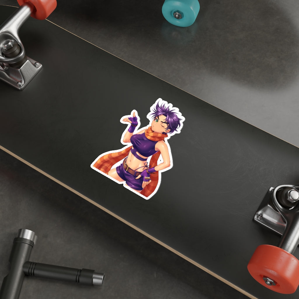 JoJo Female Joseph Joestar Waterproof Sticker - Ecchi Vinyl Decal