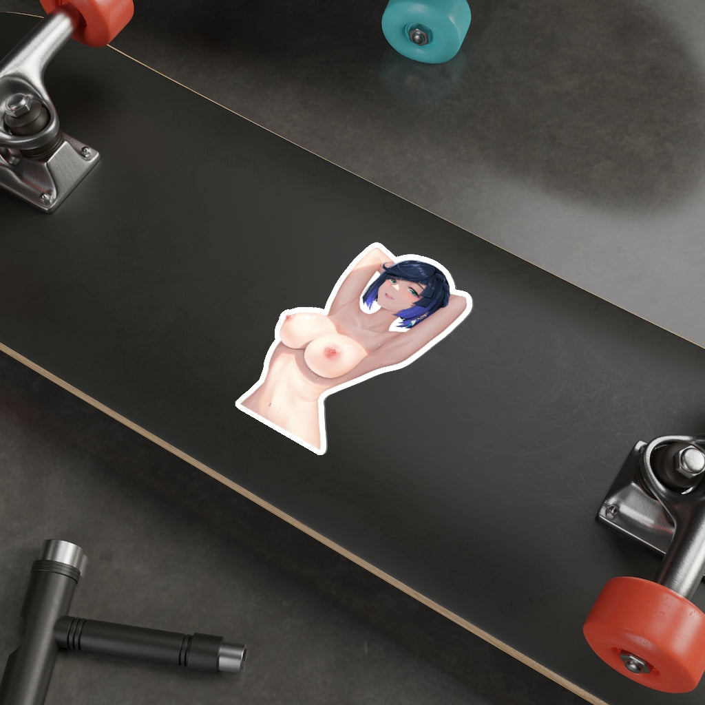 Genshin Impact Yelan Nude Topless Waterproof Sticker Decal