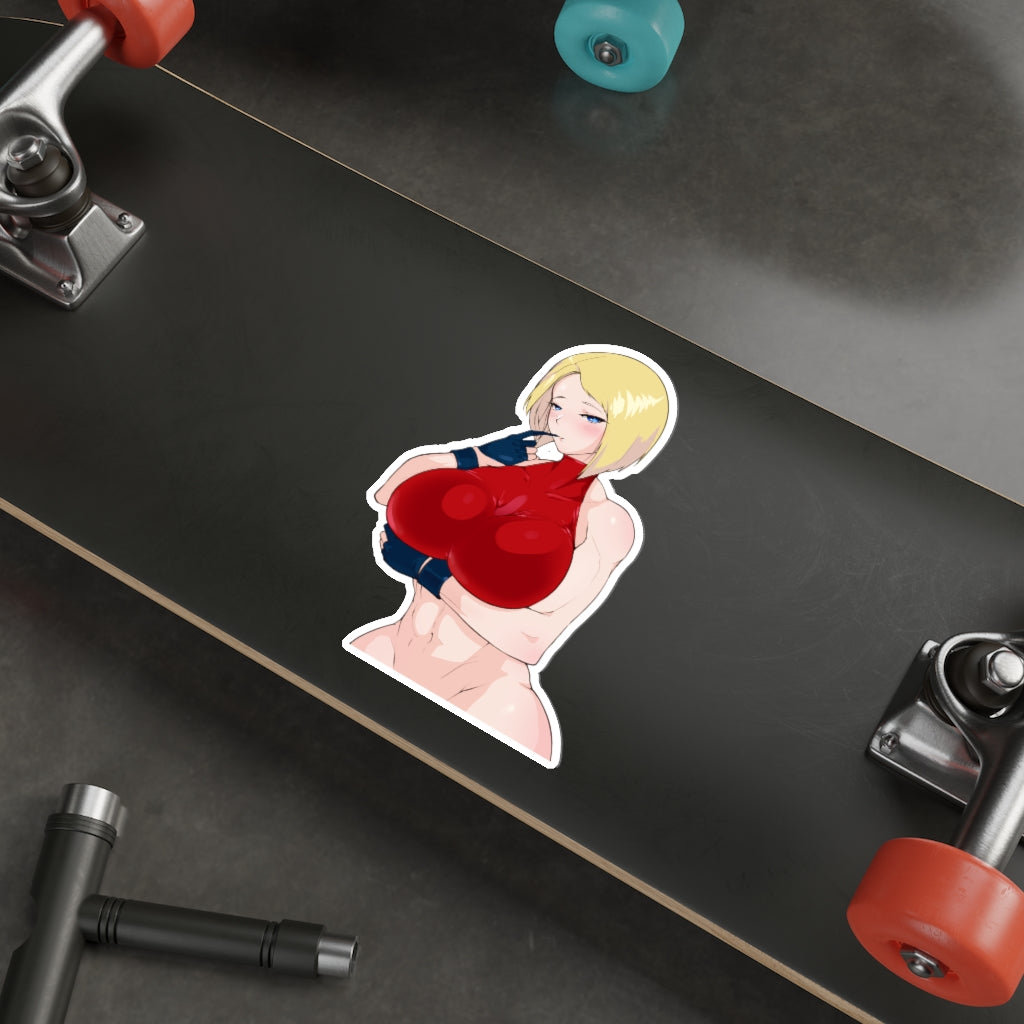 Blue Mary Big Boobs Waterproof Sticker - The King of Fighters Ecchi Vi –  K-Minded