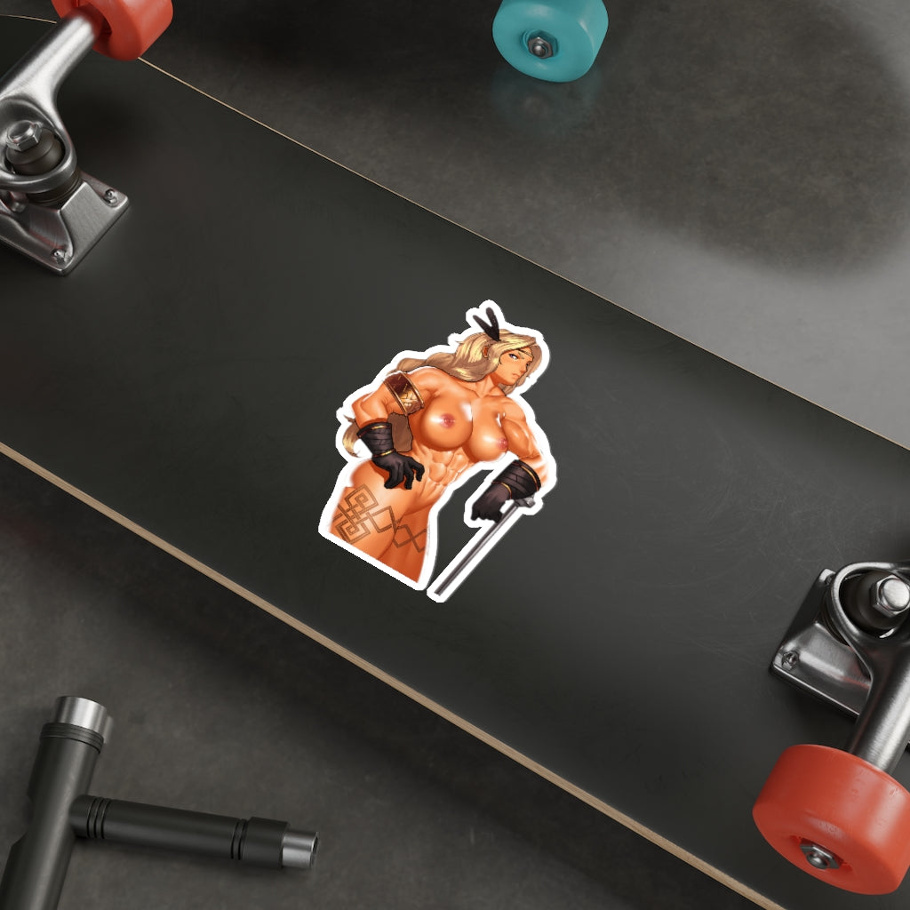 Nude Amazon Dragon's Crown Waterproof Sticker - Ecchi Vinyl Decal