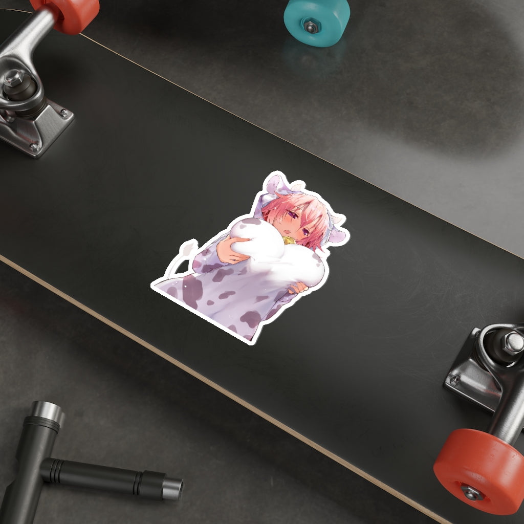 Touhou Yuyuko Sexy Cow Girl Waterproof Sticker - Ecchi Vinyl Decal
