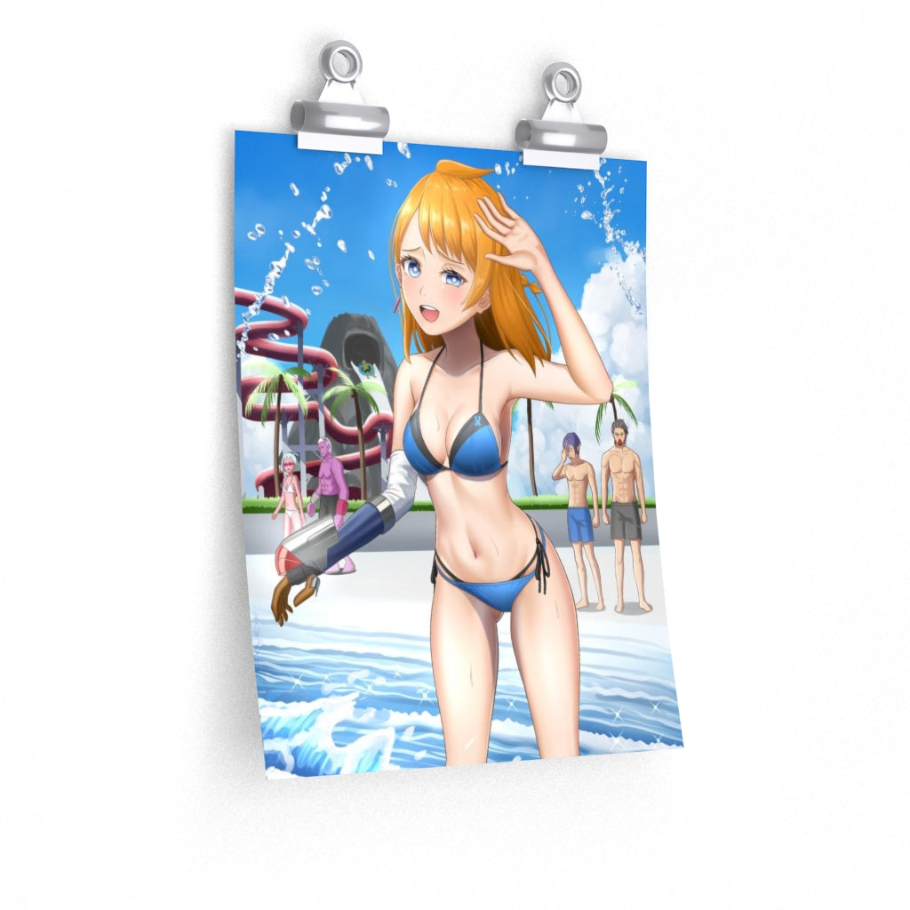 Natsume Bikini Decadence Poster Lewd Premium Matte Vertical