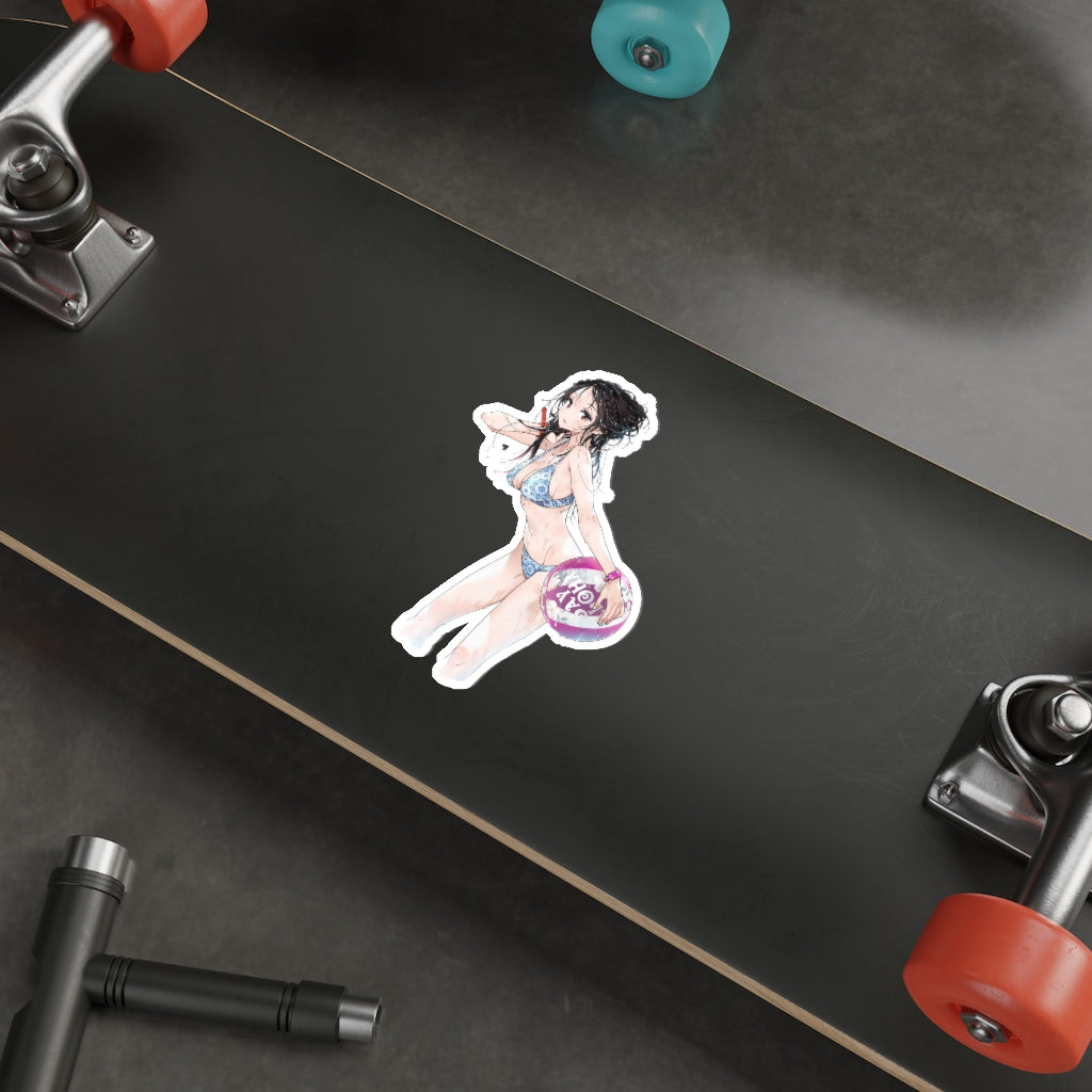 Autocollant imperméable en vinyle Ecchi pour louer un bikini mouillé de petite amie Chizuru Mizuhara