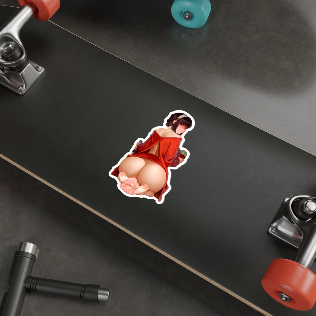 Drunk Yor Forger Spy X Family Nude Ass Waterproof Sticker - Ecchi Vinyl Decal