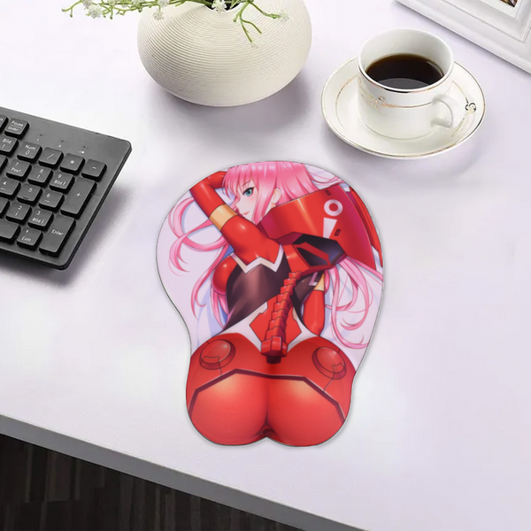 3D Butt Mousepad - Zero Two Darling in the Franxx Thick Booty Mouse Pad