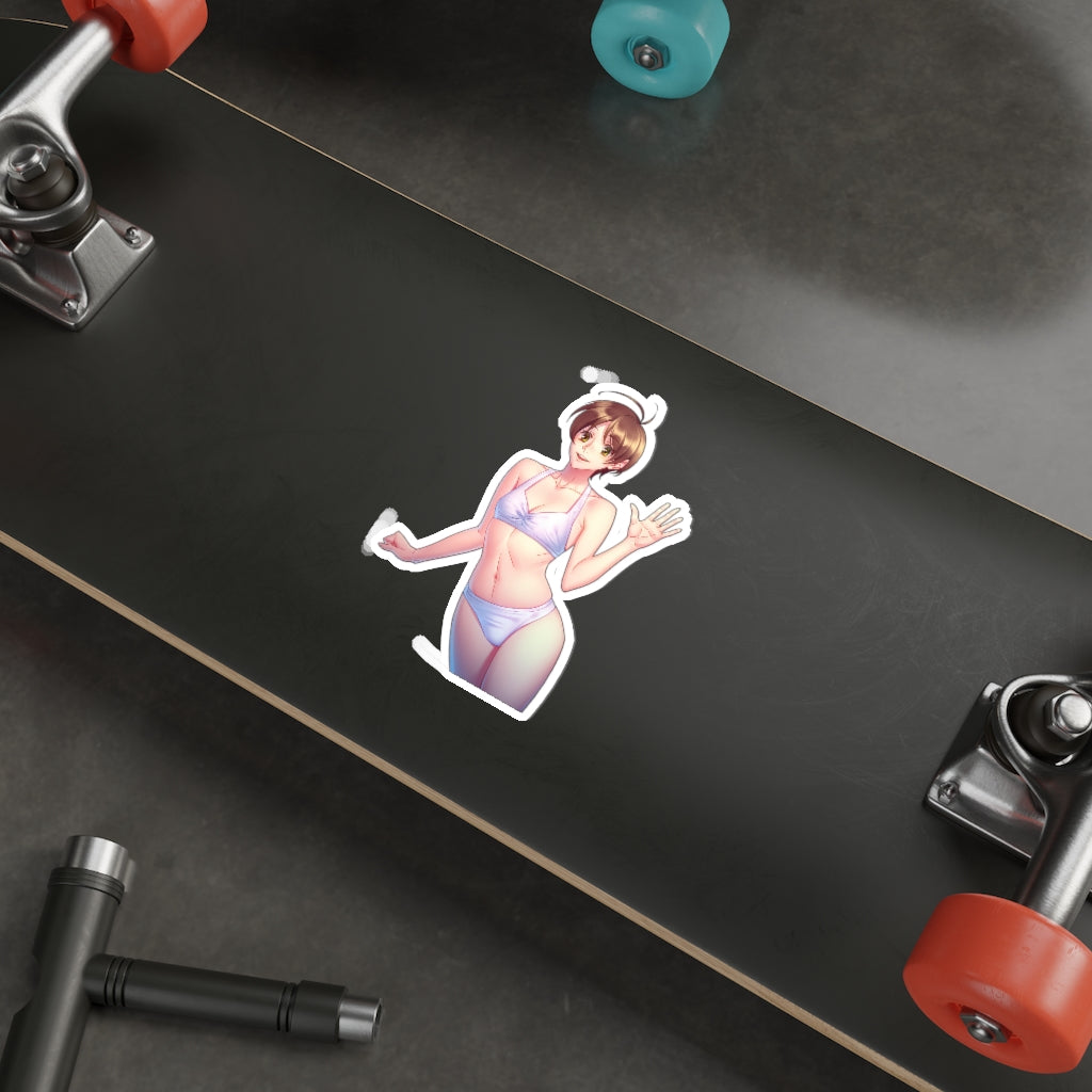 Autocollant imperméable en vinyle Ecchi pour bikini sexy Hitomi Escaflowne