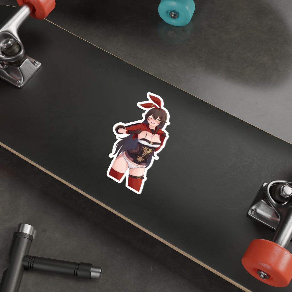 Genshin Impact Sexy Amber Waterproof Sticker - Ecchi Vinyl Decal