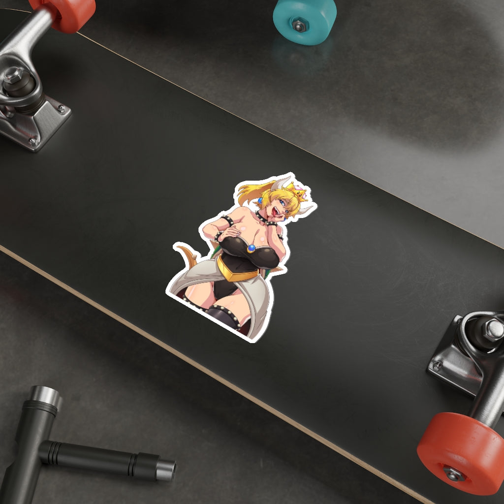 Bowsette Waterproof Sticker - Ecchi Vinyl Anime Car Decal