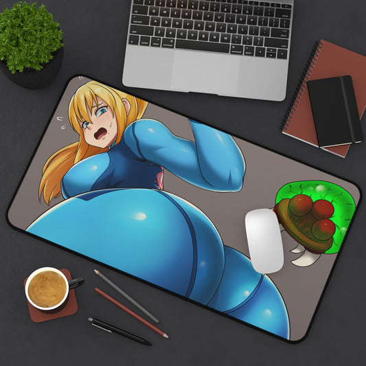 Sexy Samus Mousepad - Metroid Desk Mat - Big Gaming Mouse Pad - MTG Playmat