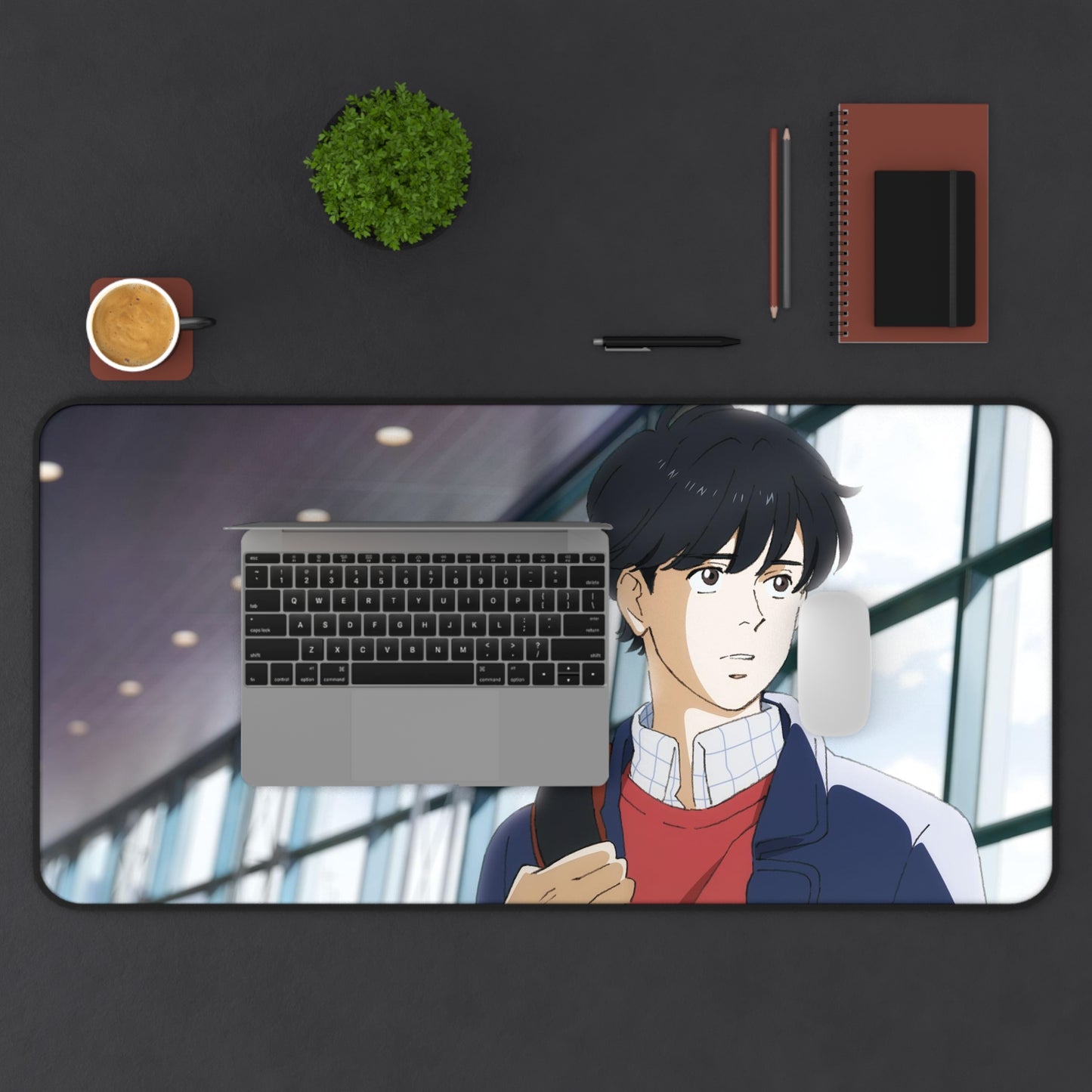 Banana Fish Eiji Okumura Desk Mat - XXL Anime Mousepad - Manga Desk Pad