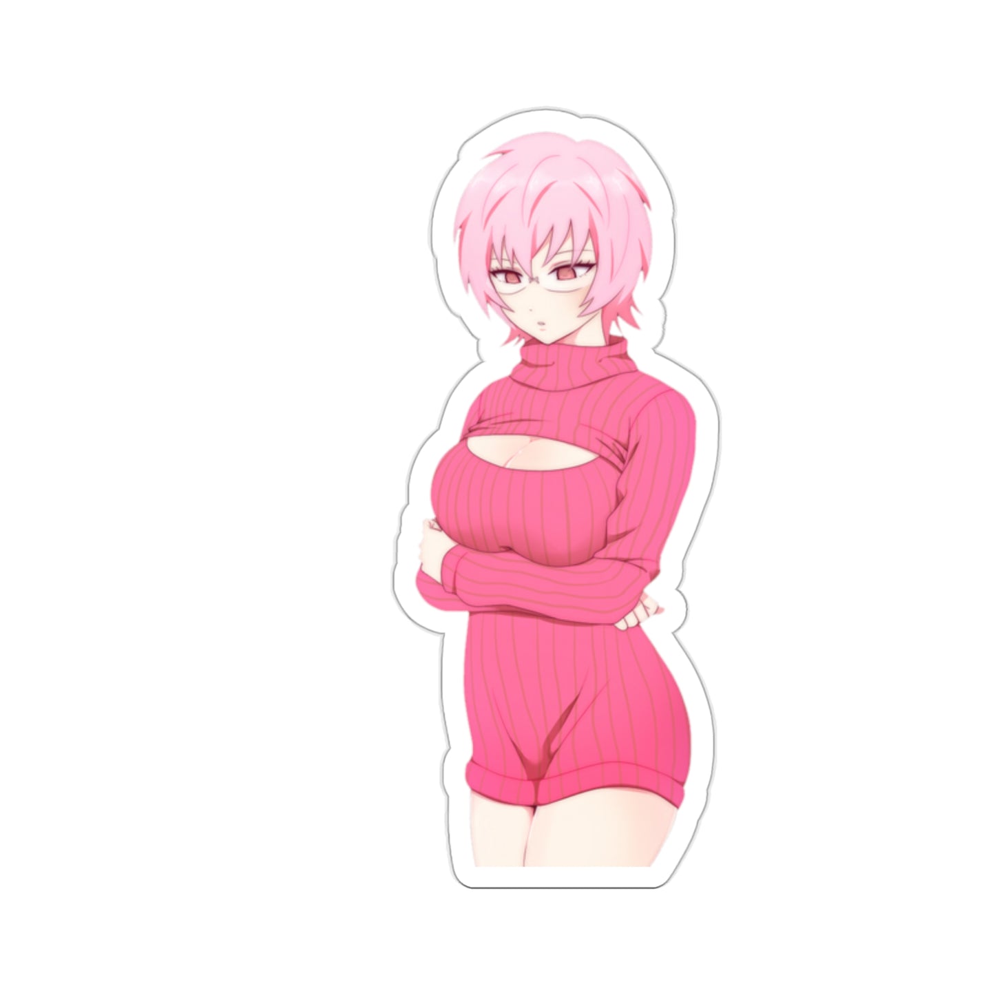 The Disastrous Life of Saiki K Waterproof Sticker - Sexy Waifu Kuriko Anime Vinyl Decal - Saiki Kusuko Sticker