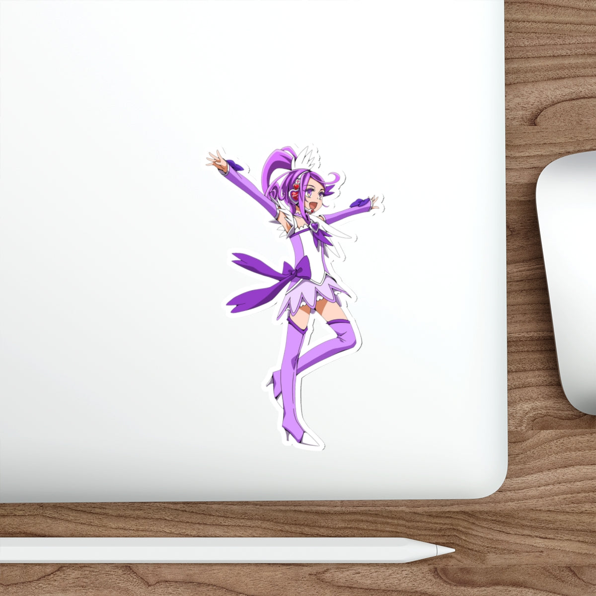 Pretty Cure Waterproof Sticker - Kenzaki Makoto Cure Sword Anime Vinyl Decal - Mackenzie Mack Precure Sticker