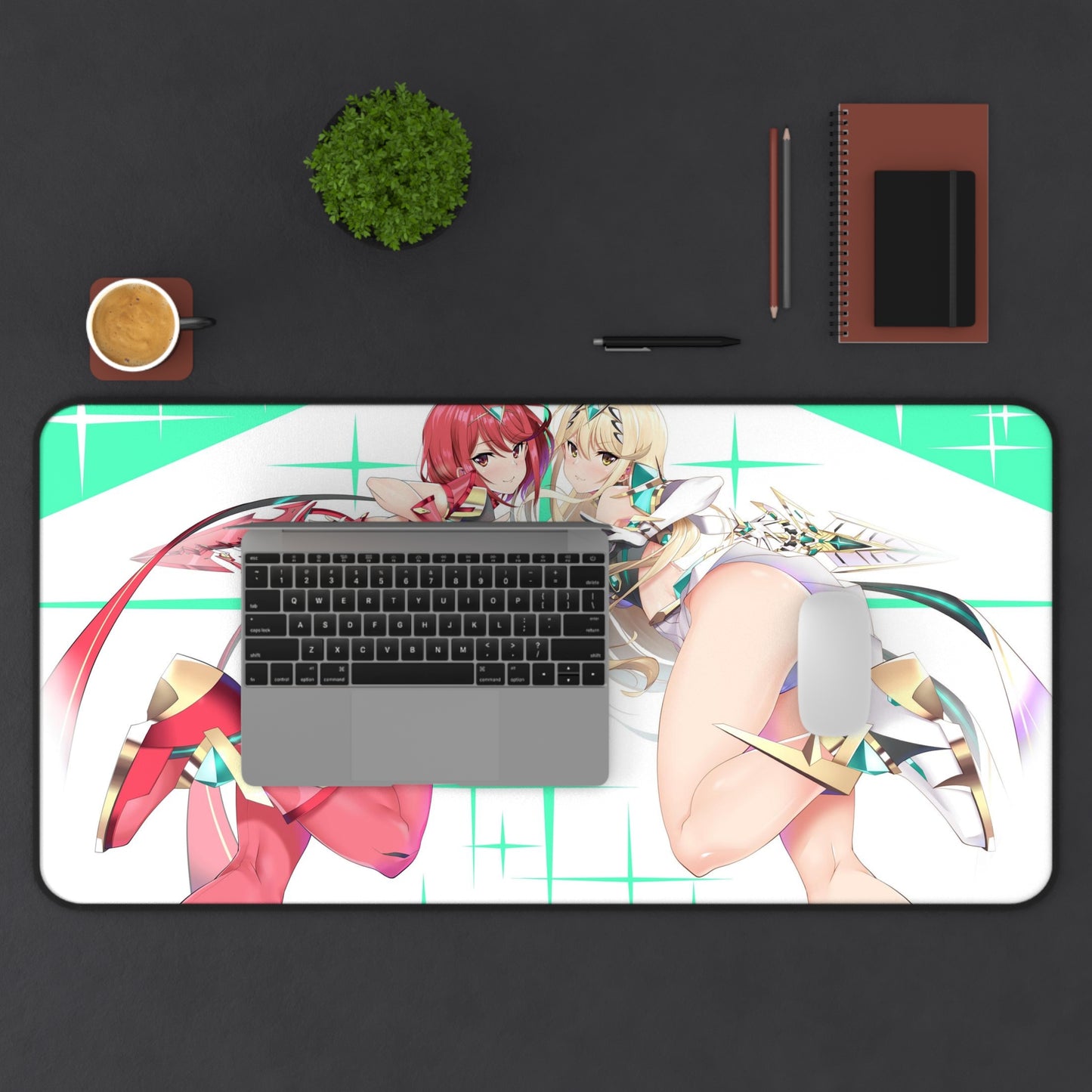 Xenoblade Waifus Mousepad - Large Desk Mat - Ecchi Mouse Pad