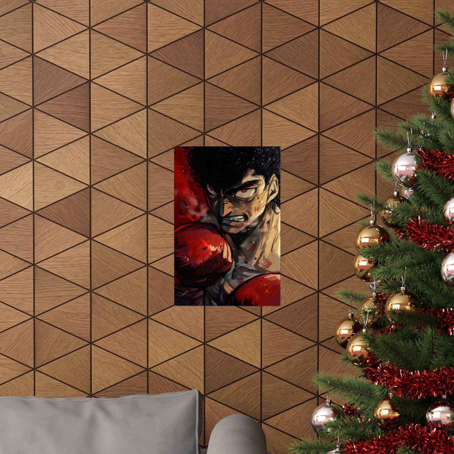 Hajime No Ippo Poster - Mamoru Takamura Manga Wall Decor - Premium Anime Vertical Poster