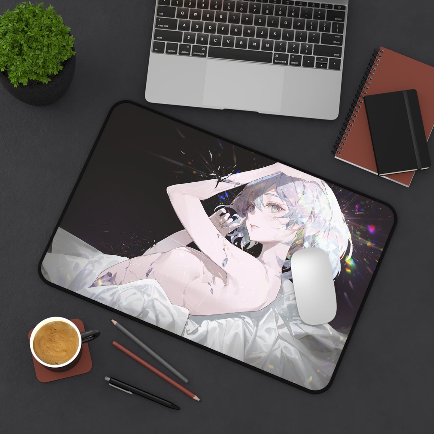 Land of the Lustrous Anime Desk Mat - Diamond Houseki no Kuni Ecchi Mousepad - Non Slip Playmat