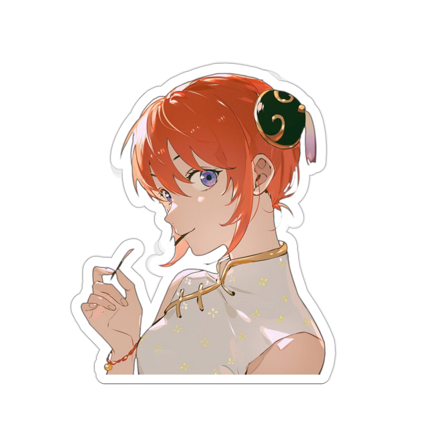 Gintama Kagura Waterproof Sticker - Anime Premium Vinyl Decal - Gin Tama Car Decal