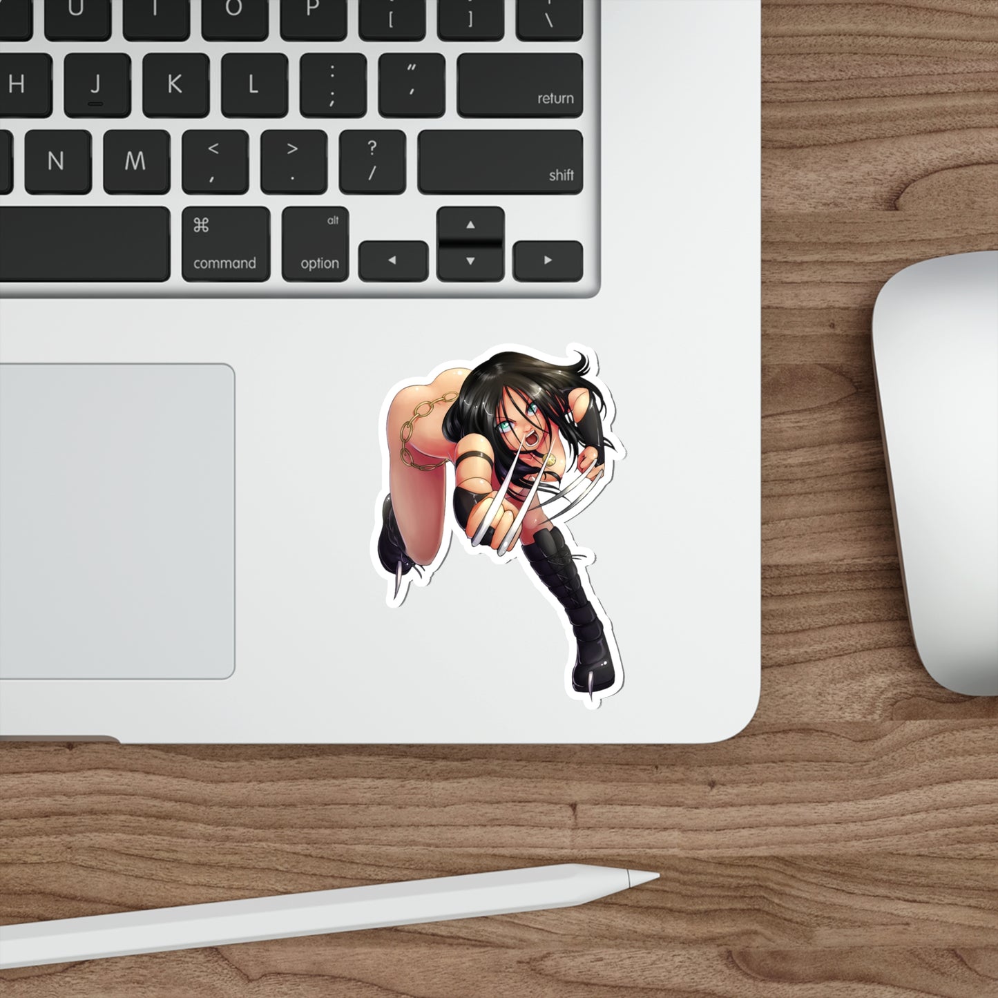 Nude Laura X-23 Waterproof Sticker - Ecchi Vinyl Decal