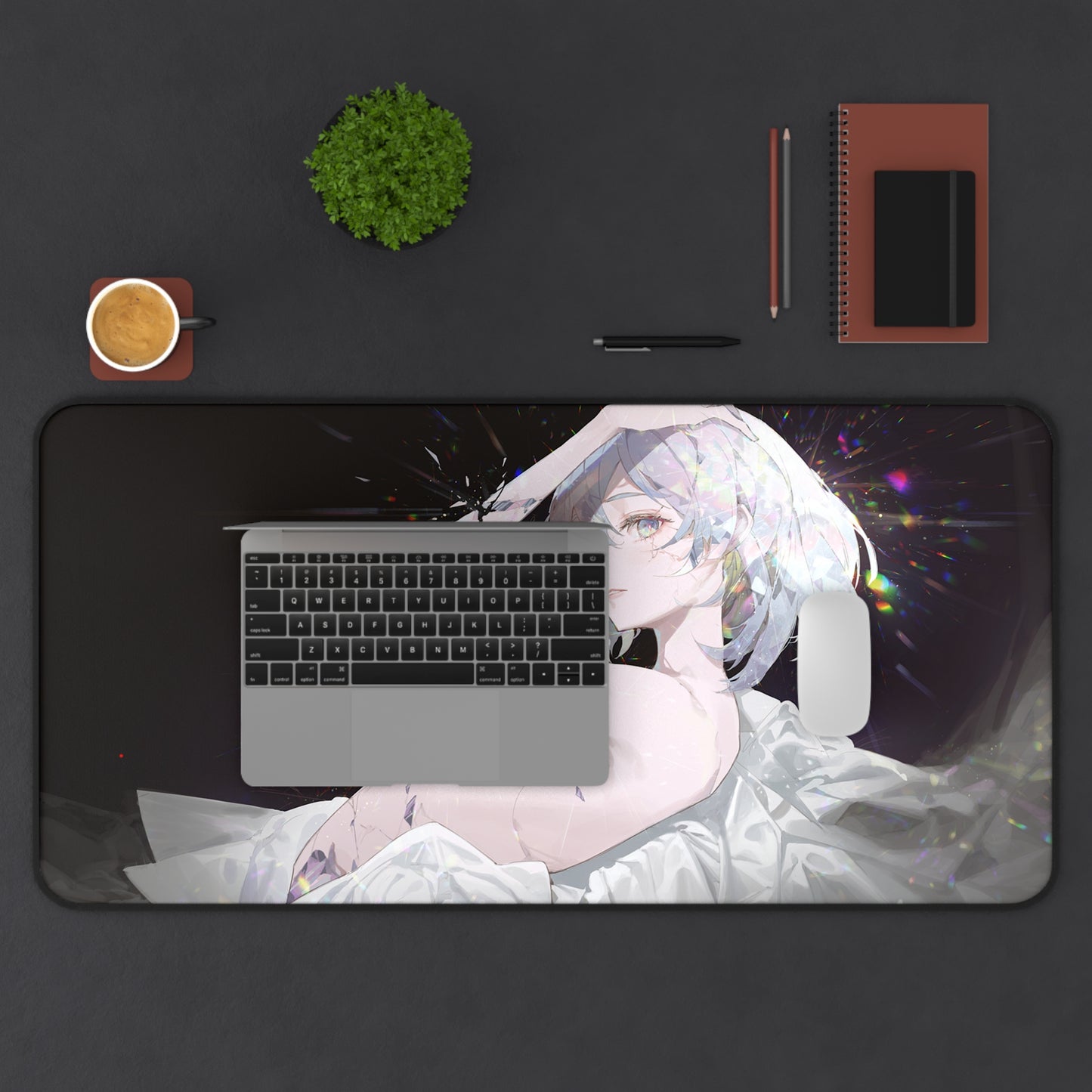 Land of the Lustrous Anime Desk Mat - Diamond Houseki no Kuni Ecchi Mousepad - Non Slip Playmat