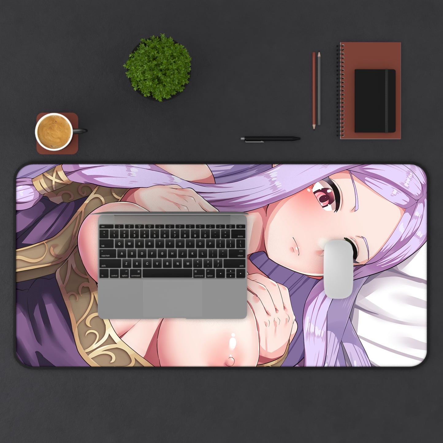 Fire Emblem Binding Blade Mousepad - Idunn Boobs Large Ecchi Desk Mat - Mouse Pad - MTG Playmat