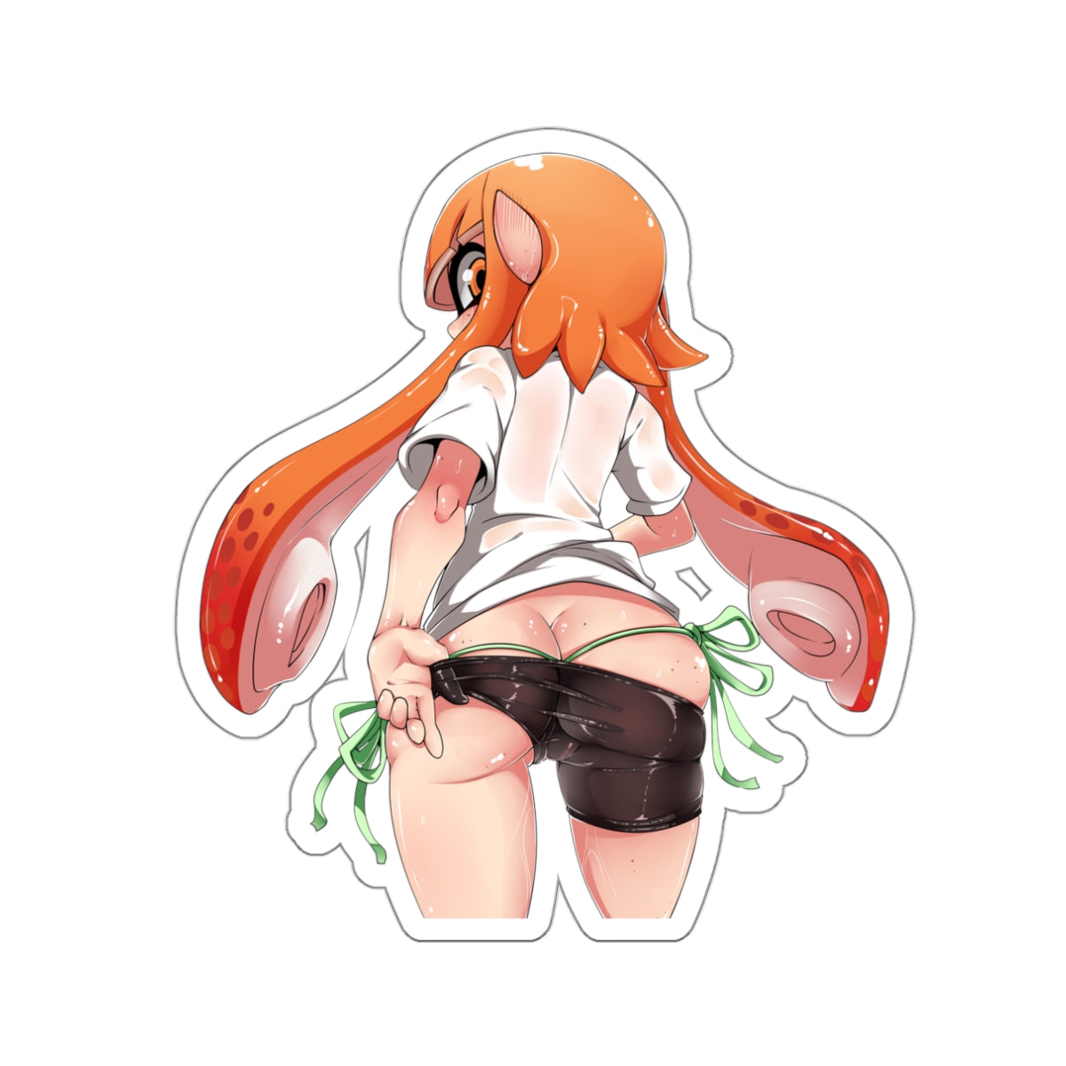 Splatoon Inkling Hot Ass Waterproof Sticker - Ecchi Vinyl Decal