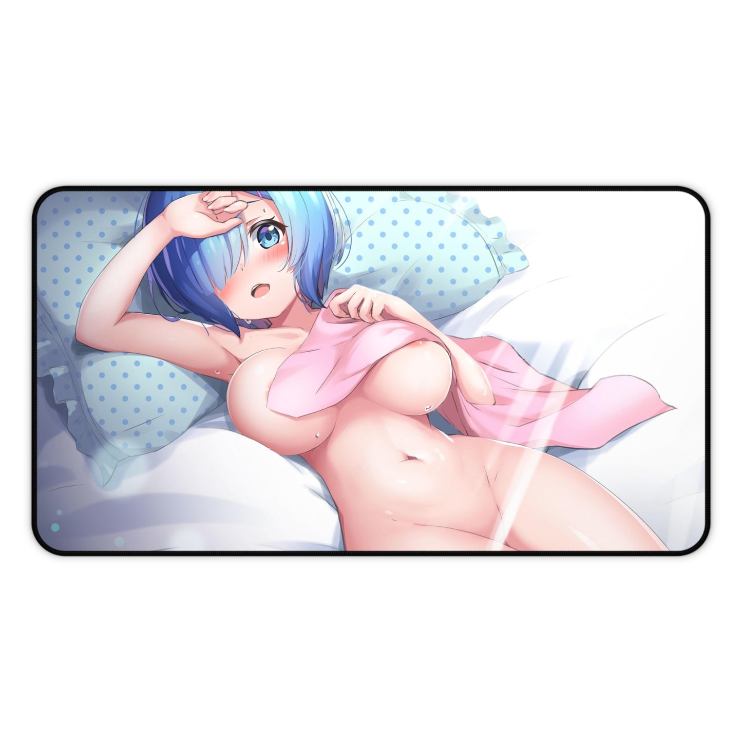 Re Zero Sexy Mousepad - Nude Rem Desk Mat - Ecchi Playmat