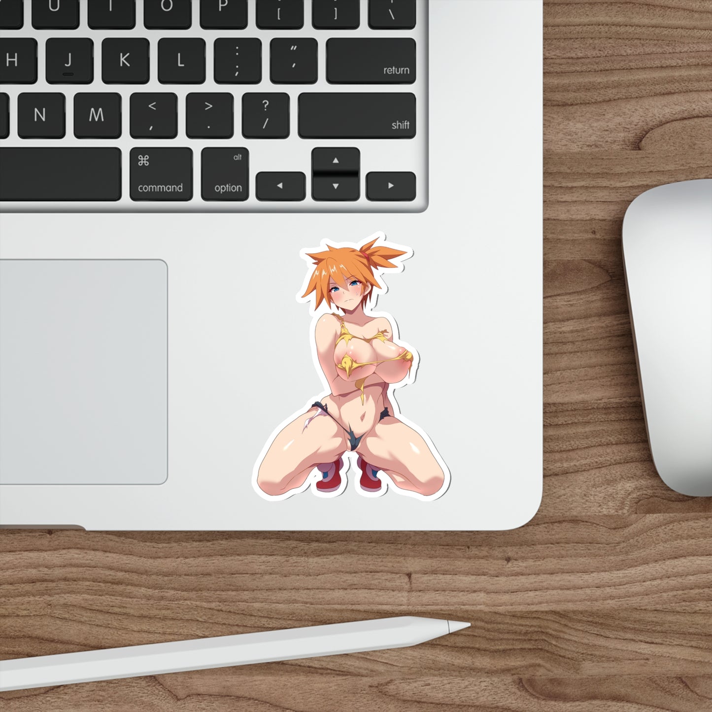 Nude Misty Pokemon Waterproof Sticker - Ecchi Vinyl Decal